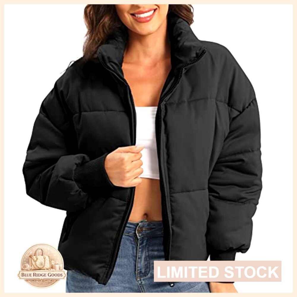 Quilted Down Puffer Jacket, Lightweight Winter Co… - image 2